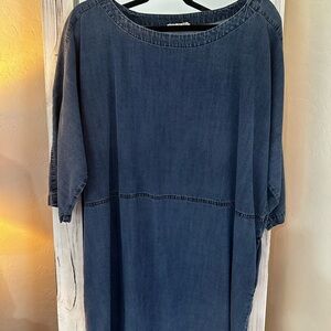 Eileen Fisher Indigo Denim Dress